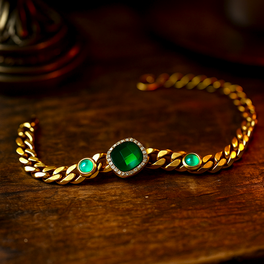 Stone Chain Bracelet