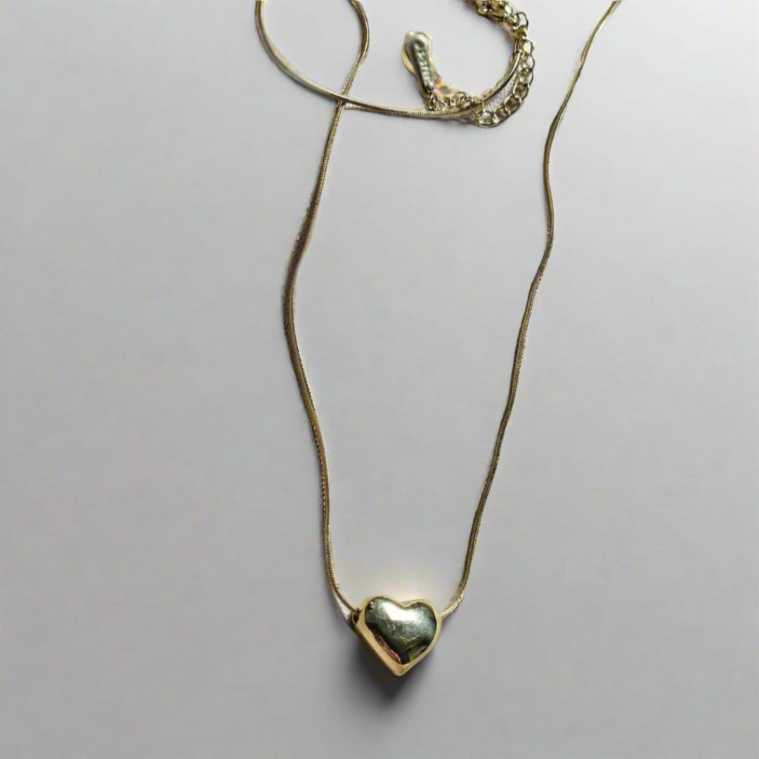 Gold Heart Necklace