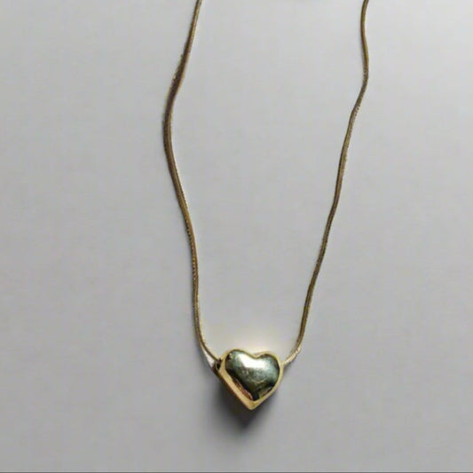 Gold Heart Necklace