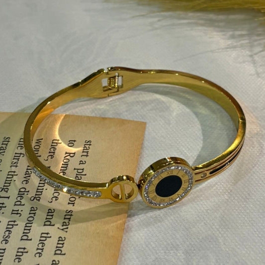 Roman Dial Bangle Bracelet