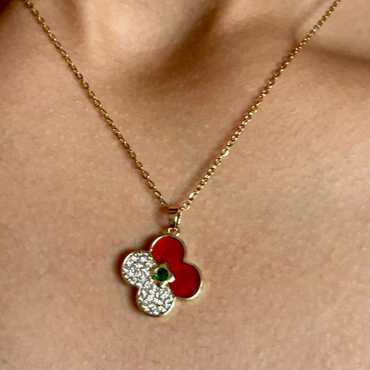 Floral Pendant Necklace