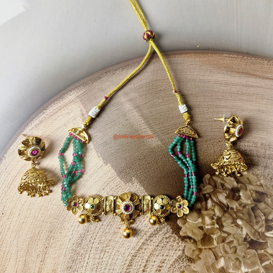 Antique Gold Choker Set