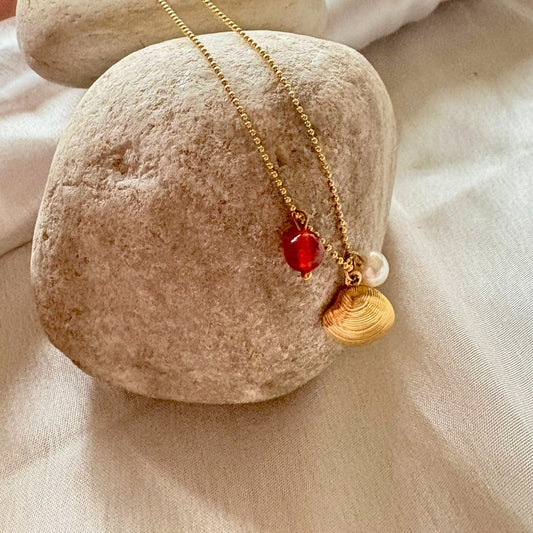 Seashell Charm Necklace