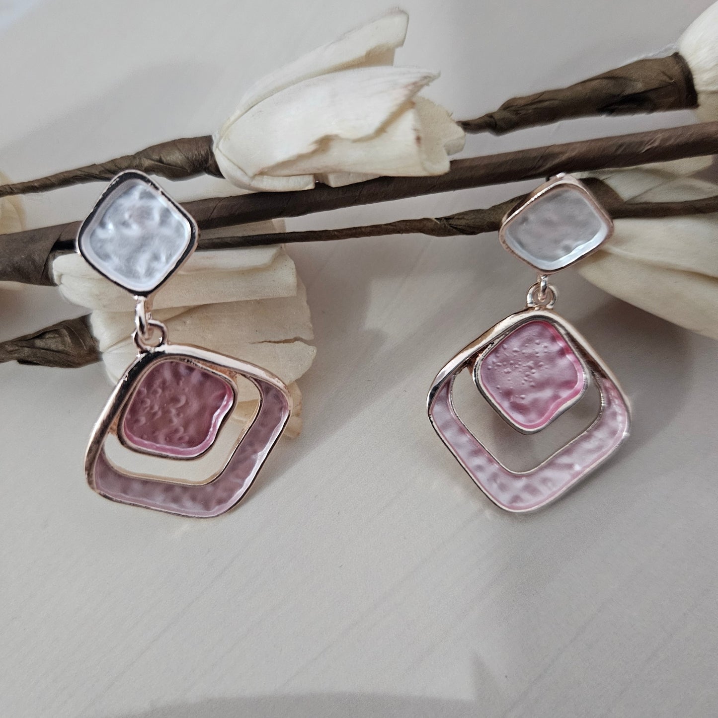 Elegant Geometric Drop Earrings