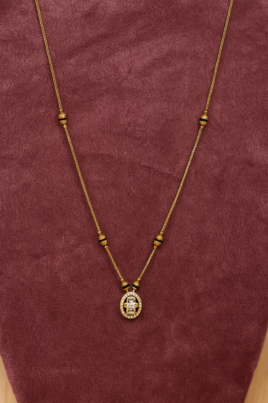 Oval Pendant Mangalsutra